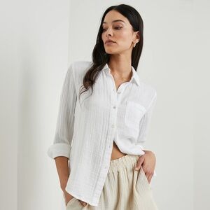 Rails White Button Down Shirt